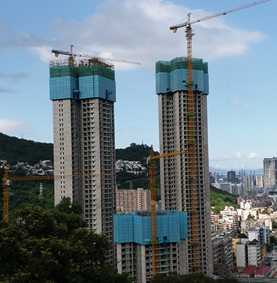 深圳鹽田的半山悅海花園項目