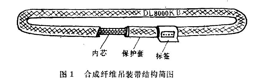 圖1 合成纖維吊裝帶結(jié)構(gòu)簡(jiǎn)圖